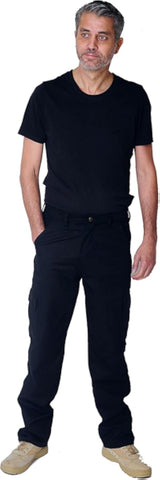 Roadmaster S3 Men's Hard Wearing Cargo Combat Builders Warehouse Workwear Trouser (Black/Navy)