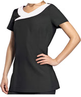 IBEX Beauty Cross Neck Tunics Spa Salon Beautician Tunic Nail Massage Therapist Health Work Uniform