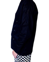 IBEX Men’s Chef Jacket Full Sleeves – Professional Chefs Coat for Restaurant, Kitchen, Caterers & Bakers – Double Breasted Chef Uniform – White/Black (XXS-5XL)