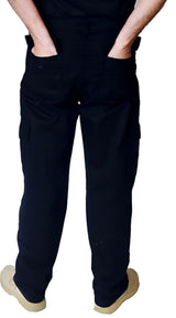 Roadmaster S3 Men's Hard Wearing Cargo Combat Builders Warehouse Workwear Trouser (Black/Navy)