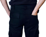 Roadmaster S3 Men's Hard Wearing Cargo Combat Builders Warehouse Workwear Trouser (Black/Navy)