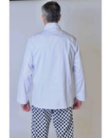 IBEX Men’s Chef Jacket Full Sleeves – Professional Chefs Coat for Restaurant, Kitchen, Caterers & Bakers – Double Breasted Chef Uniform – White/Black (XXS-5XL)