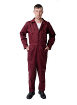 IBEX Mens Factory Workers Coveralls Polycotton Boiler Suit for Garage Workers, Mechanic, Garden Cleaning Job Work Uniform Overalls with Multi Pocket and Elasticated Waist Khaki