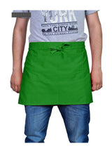 Black Pepper Mens Polycotton Short Waist Apron, Professional Home Kitchen Apron for Chefs, Waiters, Cooks, Catering, Bar Staff