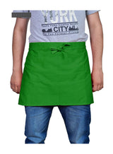 Black Pepper Mens Polycotton Short Waist Apron, Professional Home Kitchen Apron for Chefs, Waiters, Cooks, Catering, Bar Staff