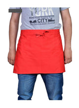 Black Pepper Mens Polycotton Short Waist Apron, Professional Home Kitchen Apron for Chefs, Waiters, Cooks, Catering, Bar Staff