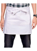 Black Pepper Mens Polycotton Short Waist Apron, Professional Home Kitchen Apron for Chefs, Waiters, Cooks, Catering, Bar Staff