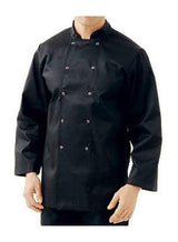 IBEX Men’s Chef Jacket Full Sleeves – Professional Chefs Coat for Restaurant, Kitchen, Caterers & Bakers – Double Breasted Chef Uniform – White/Black (XXS-5XL)