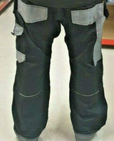 Ibex E4 Multi Pockets Mens Safety Work Trouser Workwear Cargo Pants with Knee Pad Pockets, Work Utility and Safety Trousers, Available in Black and Grey Colours, Sizes 28-50