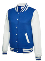 Uneek UC526 300GSM Unisex Polyester Cotton Ladies Varsity Jacket