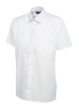 Uneek UC710 120GSM Men's Polyester Cotton Men's Poplin Half Sleeve Shirt