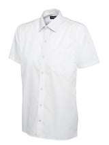 Uneek UC710 120GSM Men's Polyester Cotton Men's Poplin Half Sleeve Shirt