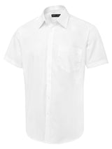 Uneek UC714 120GSM Unisex Polyester Cotton Men's Short Sleeve Poplin Shirt
