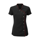 IBEX Beauty Piping Style Tunics Spa Salon Beautician Tunic Nail Massage Therapist Health Work Uniform