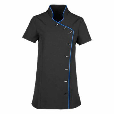 IBEX Beauty Piping Style Tunics Spa Salon Beautician Tunic Nail Massage Therapist Health Work Uniform