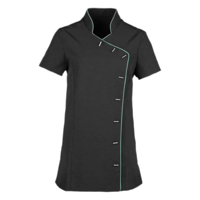 IBEX Beauty Piping Style Tunics Spa Salon Beautician Tunic Nail Massage Therapist Health Work Uniform