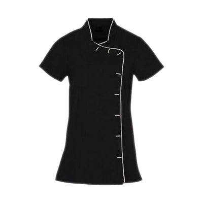 IBEX Beauty Piping Style Tunics Spa Salon Beautician Tunic Nail Massage Therapist Health Work Uniform