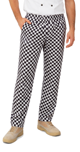 IBEX Chef Trousers for Men & Women – Unisex Chefs Trousers with Drawstring, Lightweight Poly-Cotton Professional Kitchen Pants (XS–5XL)