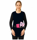 Black Pepper Unisex Plain Tabbard Apron for Waiters, Catering, Laundry, Cleaners