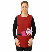 Black Pepper Unisex Plain Tabbard Apron for Waiters, Catering, Laundry, Cleaners