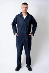 IBEX Men's Unisex C2 Dark Navy Boiler Suit Navy Coverall Overalls for College Student Workshop