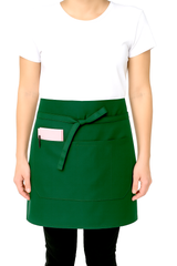 Black Pepper Mens Polycotton Short Waist Apron, Professional Home Kitchen Apron for Chefs, Waiters, Cooks, Catering, Bar Staff