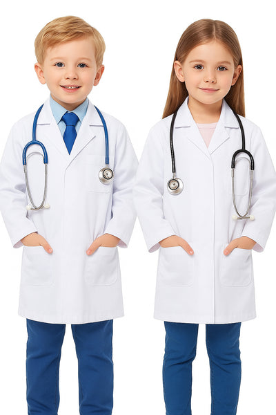 Black Pepper Kids Polycotton Kids Lab Coat, Fancy Dress Costume