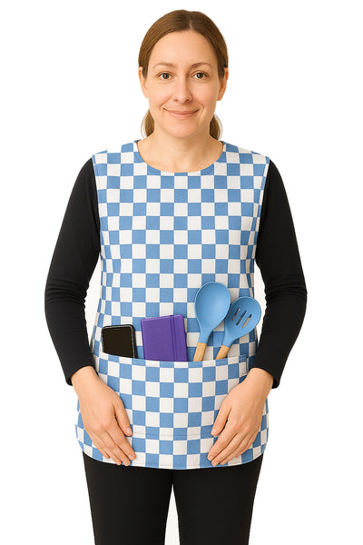 Black Pepper Unisex Plain Tabbard Apron for Waiters, Catering, Laundry, Cleaners