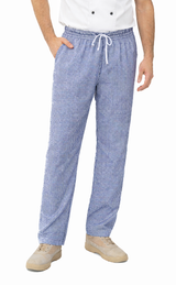IBEX Chef Trousers for Men & Women – Unisex Chefs Trousers with Drawstring, Lightweight Poly-Cotton Professional Kitchen Pants (XS–5XL)