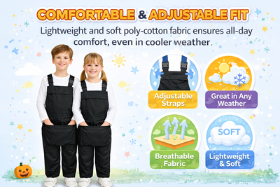 Ibex Boys Girls Bib and Brace Dungarees Children Play Suits