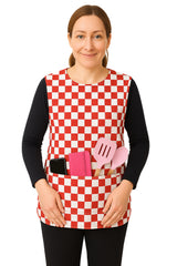 Black Pepper Unisex Plain Tabbard Apron for Waiters, Catering, Laundry, Cleaners