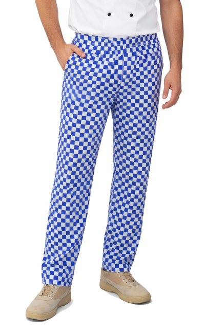 IBEX Chef Trousers for Men & Women – Unisex Chefs Trousers with Drawstring, Lightweight Poly-Cotton Professional Kitchen Pants (XS–5XL)
