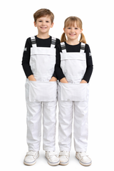 Ibex Boys Girls Bib and Brace Dungarees Children Play Suits