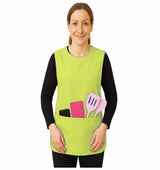 Black Pepper Unisex Plain Tabbard Apron for Waiters, Catering, Laundry, Cleaners
