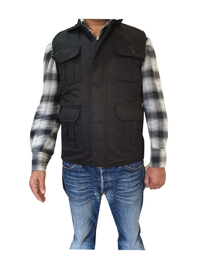 Ibex Men's Body Warmer/Gilets Light Weight Padded Winter Sleeveless Jackets Coat
