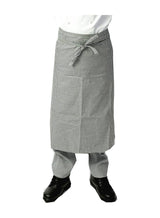 Black Pepper Mens Polycotton Long Waist Apron, Professional Home Kitchen Apron for Chefs, Waiters, Cooks, Catering, Bar Staff