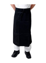 Black Pepper Mens Polycotton Long Waist Apron, Professional Home Kitchen Apron for Chefs, Waiters, Cooks, Catering, Bar Staff