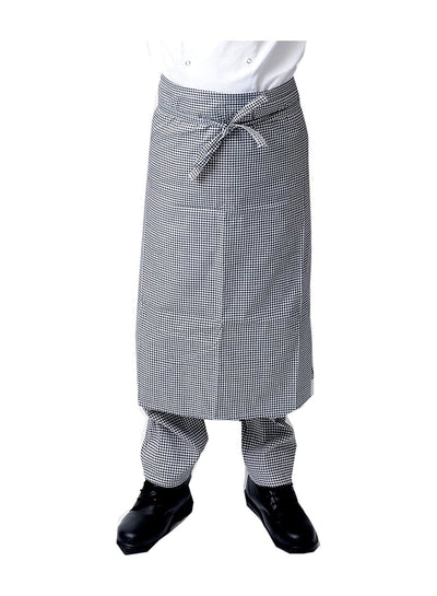 Black Pepper Mens Polycotton Long Waist Apron, Professional Home Kitchen Apron for Chefs, Waiters, Cooks, Catering, Bar Staff