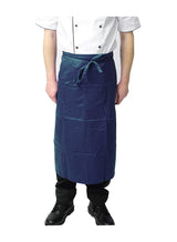 Black Pepper Mens Polycotton Long Waist Apron, Professional Home Kitchen Apron for Chefs, Waiters, Cooks, Catering, Bar Staff