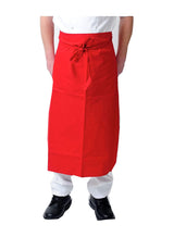 Black Pepper Mens Polycotton Long Waist Apron, Professional Home Kitchen Apron for Chefs, Waiters, Cooks, Catering, Bar Staff