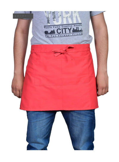 Black Pepper Mens Polycotton Short Waist Apron, Professional Home Kitchen Apron for Chefs, Waiters, Cooks, Catering, Bar Staff