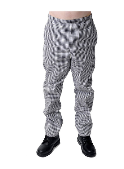 Black Pepper Mens Plain Poly Cotton Professional Kitchen Chef Trouser