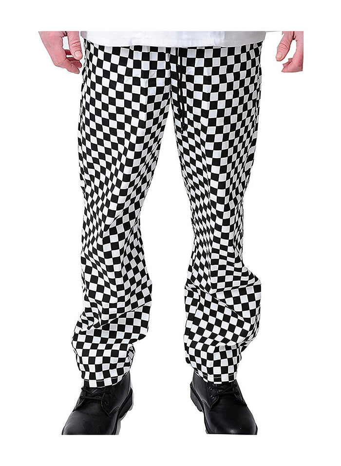 Vocal Chef Tapered Fitted Chef Trousers - Slim Leg, Black, Unisex Kitchen Wear