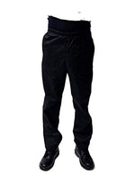 Black Pepper Mens Plain Poly Cotton Professional Kitchen Chef Trouser