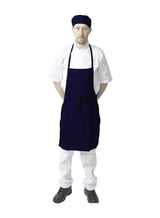 Black Pepper Mens Polycotton Halter Neck Bib Apron with Pocket for Chefs, Waiters, Restaurants