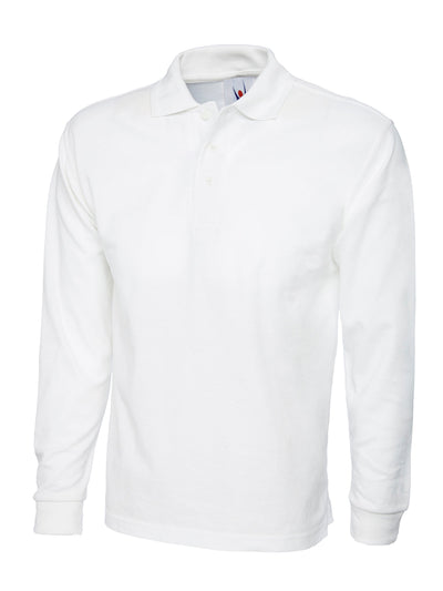 Uneek UC113 220GSM Unisex Polyester Cotton Longsleeve Poloshirt