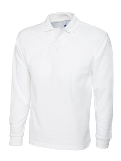 Uneek UC113 220GSM Unisex Polyester Cotton Longsleeve Poloshirt