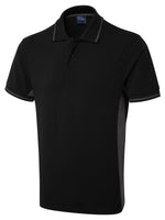 Uneek UC117 200GSM Unisex Polyester Cotton Two Tone Polo Shirt