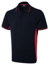 Uneek UC117 200GSM Unisex Polyester Cotton Two Tone Polo Shirt