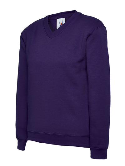 Uneek UC206 300GSM Children Polyester Cotton Childrens V Neck Sweatshirt